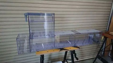 オグ　120アクリル水槽用　ウールボックス＋ドライ上部フィルター　送料込み