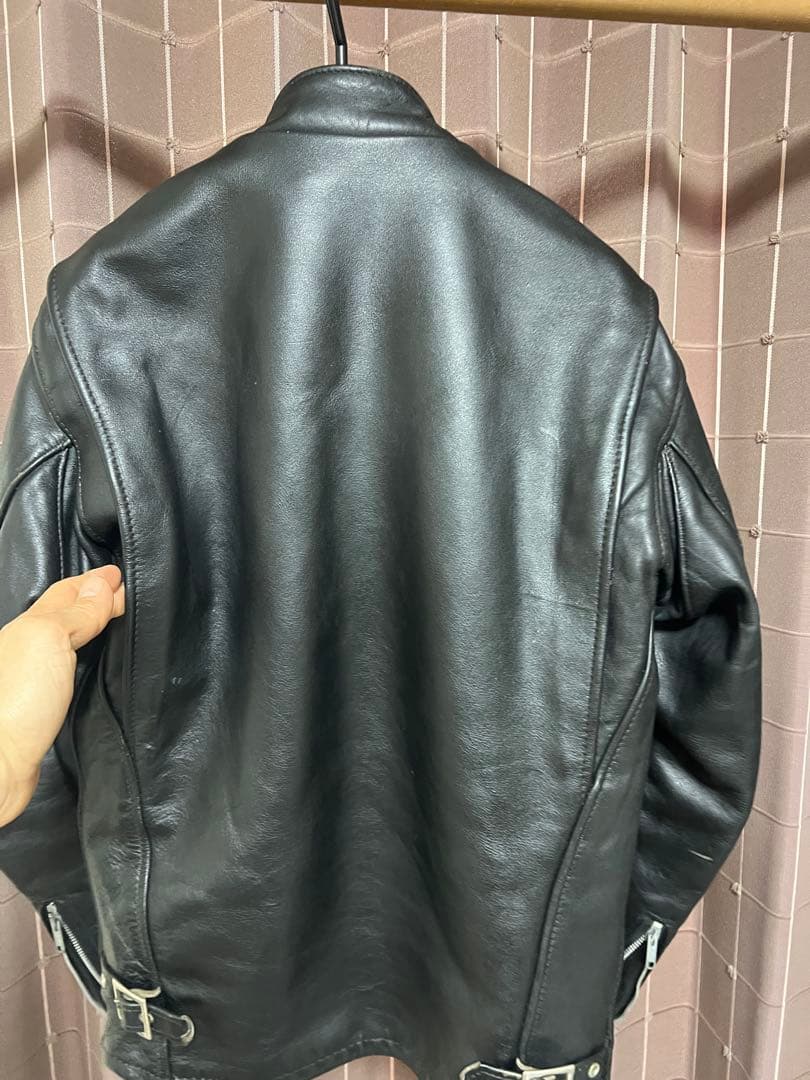 h*9様 最出品Schott 641 ライダース シングル ショット　34