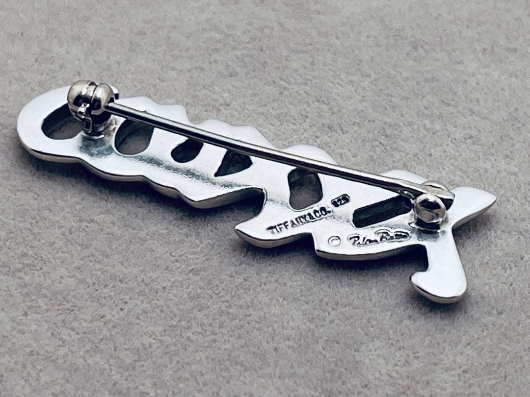 c229 ティファニー　パロマ・ピカソ　ラブ&キス　ブローチ　シルバー　925