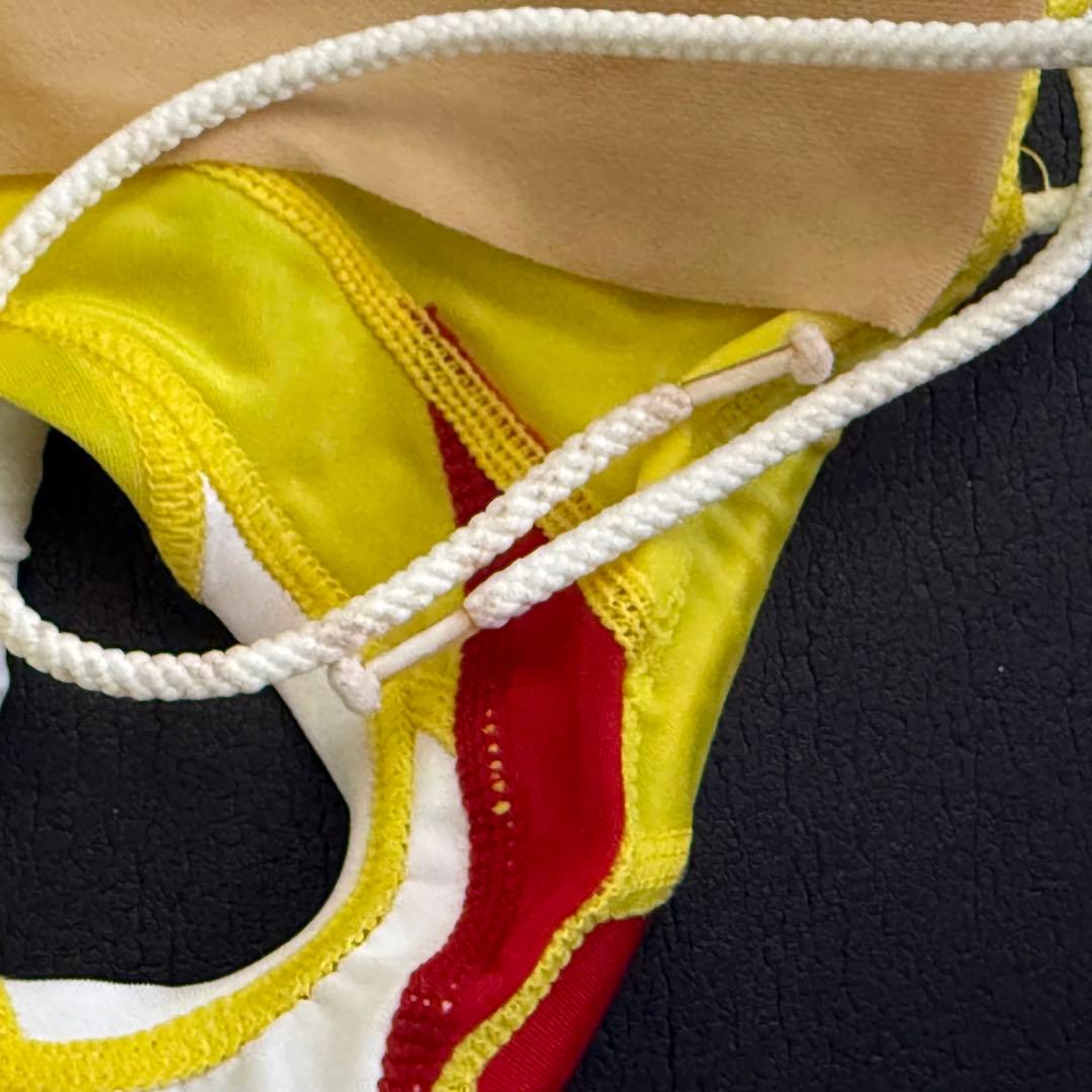 speedo 競泳水着 イエロー/レッド Sサイズ