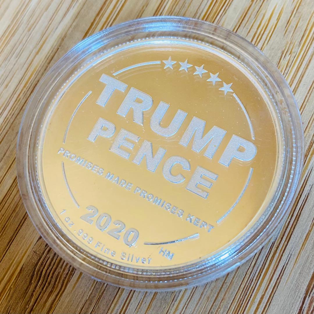 トランプ大統領　1オンス 銀貨　トランプトレイン