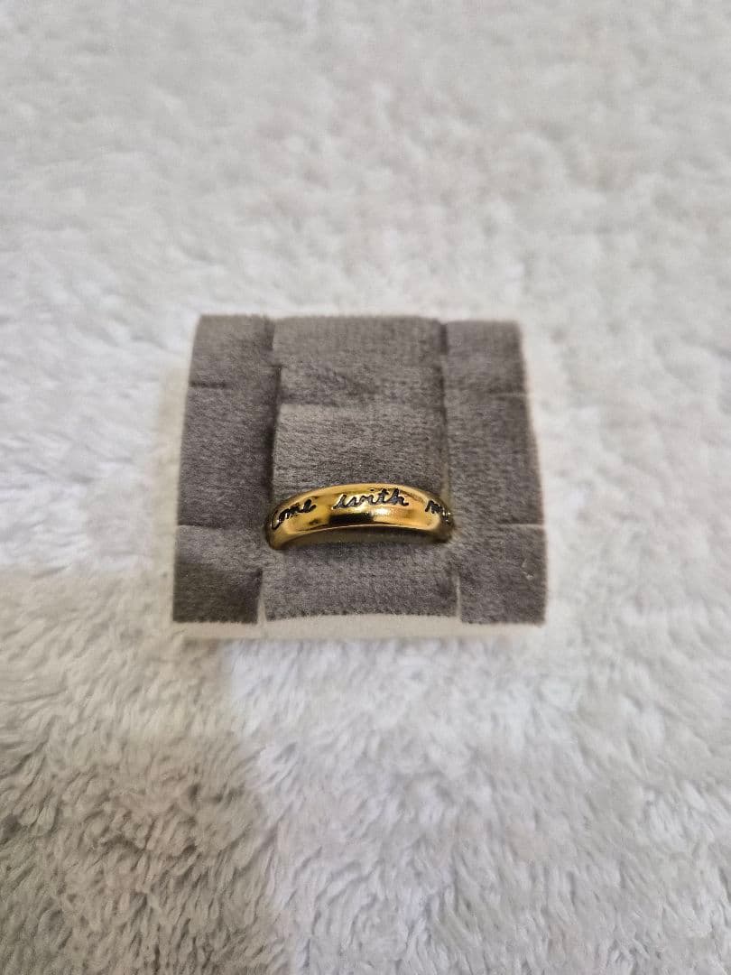 【極美品】ete bijouxライフイズアジャーニーメッセージリング