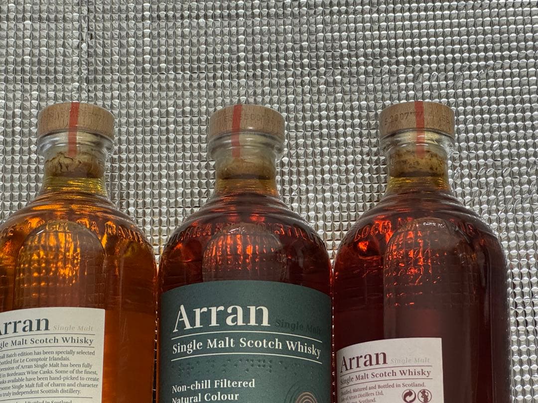 Arran アランボルドーワインカスク＋デンマーク限定PX＋シェリーの３本セット