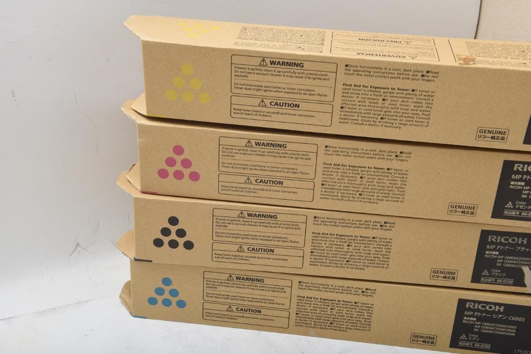 リコートナー4色セット　C6003　（ブラック・シアン・マゼンタ・イエロー）