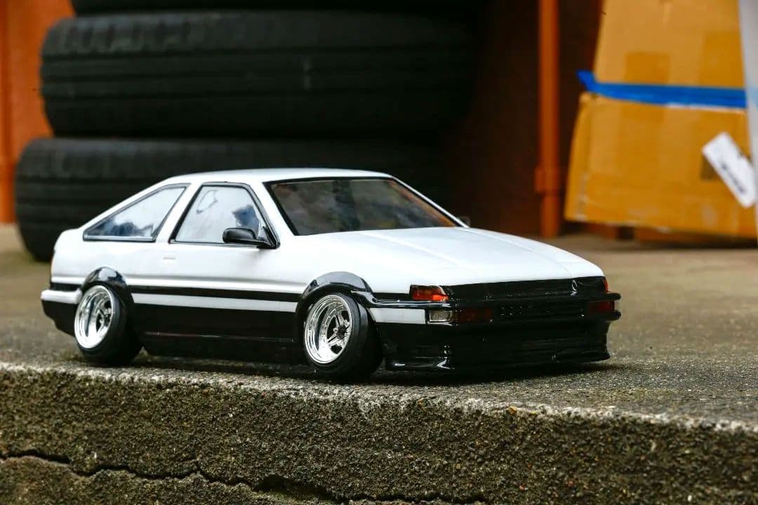 パンドラRC トヨタ AE86 3Drトレノ 未走行 塗装済みボディ