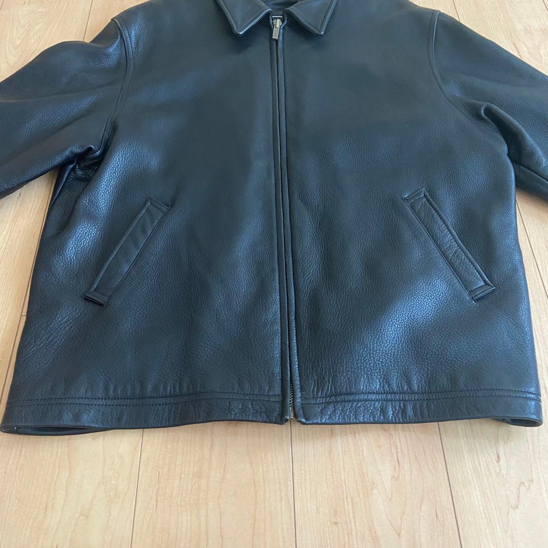 leather limited 90s シングル レザージャケット ブラック L