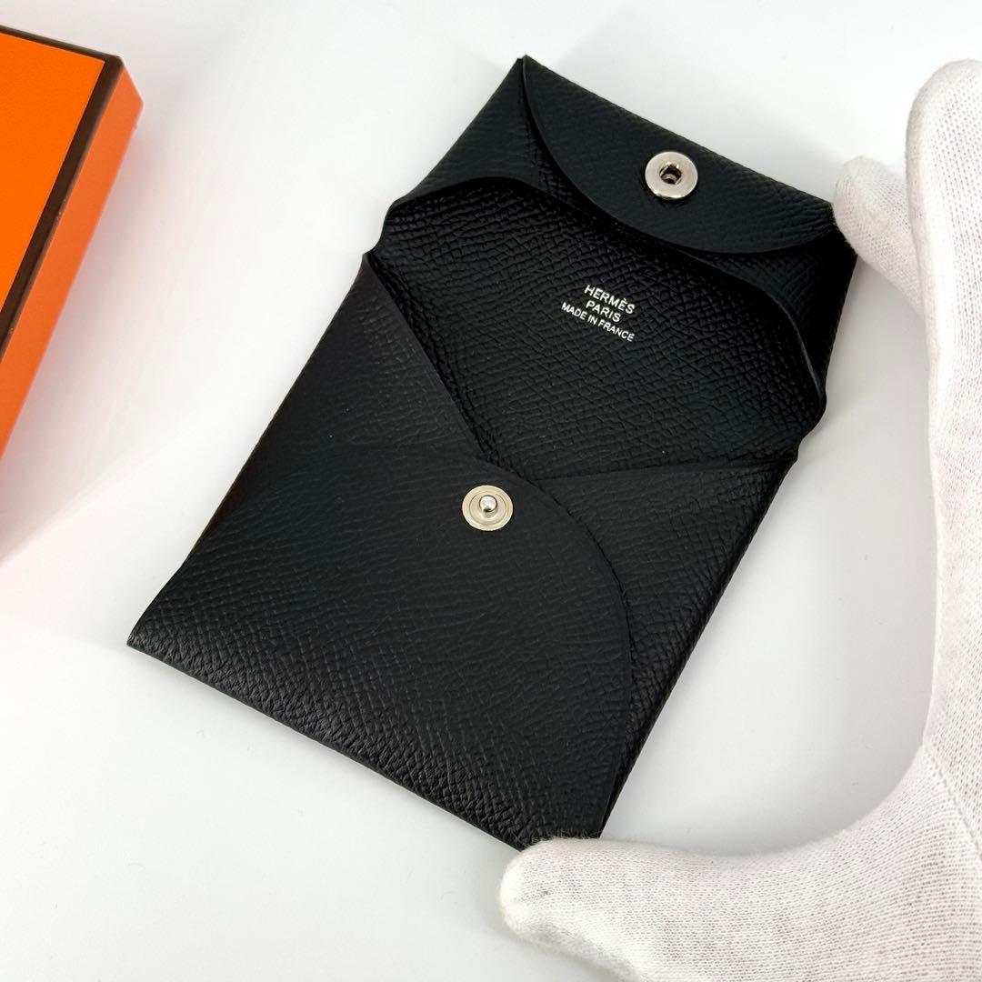 新品 HERMES バスティア ケース ノワール ブラック B刻印 黒