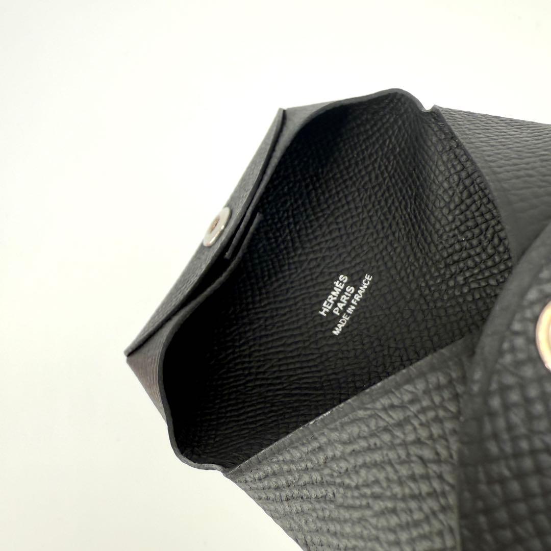 新品 HERMES バスティア ケース ノワール ブラック B刻印 黒