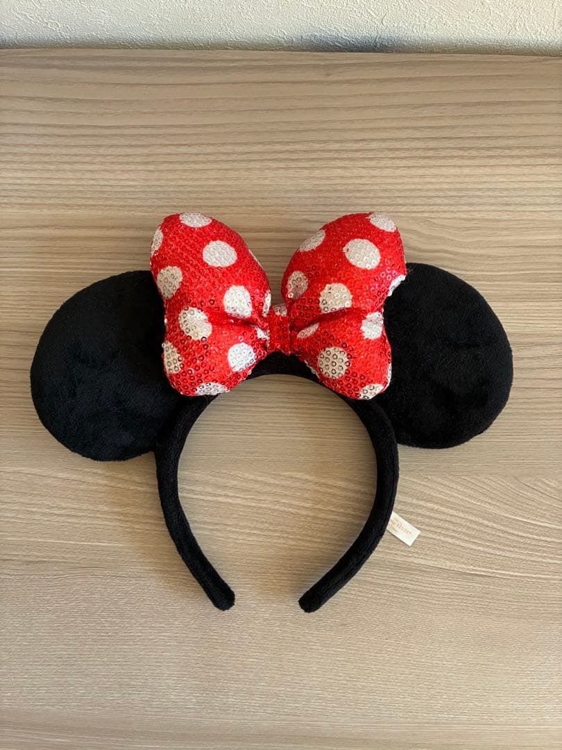 ディズニーシー限定　ダッフィー ミニー　カチューシャ付き