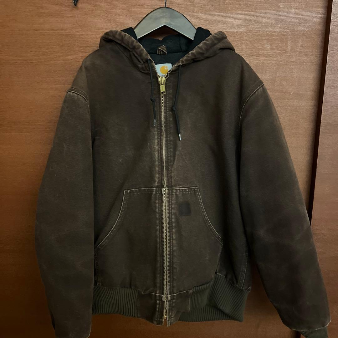 Carhartt アクティブジャケット ブラウン メンズ
