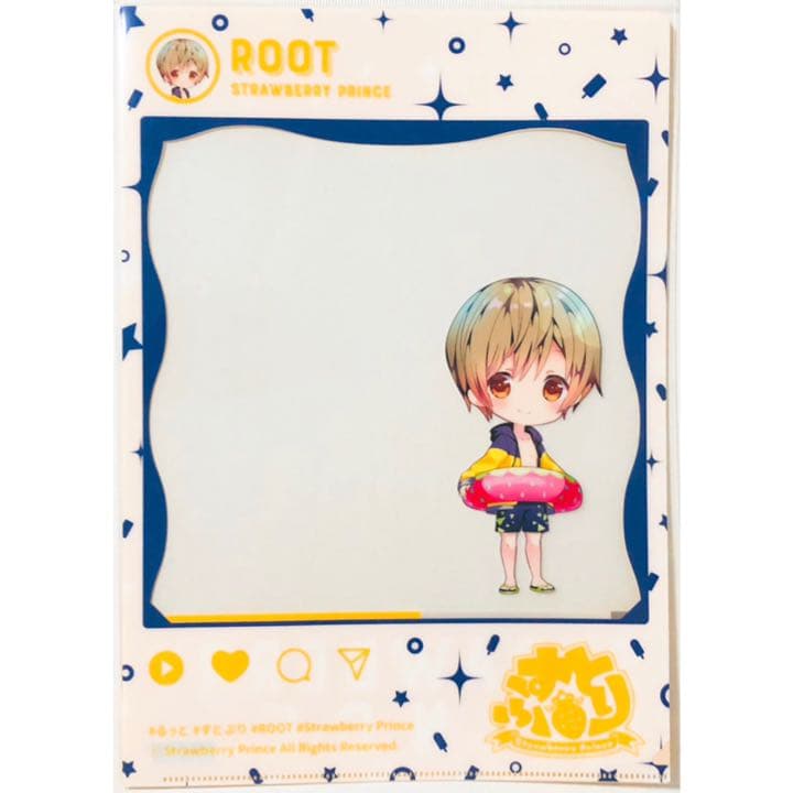 新品★すとぷり【るぅと】クリアファイル★水着ver.★2点セット