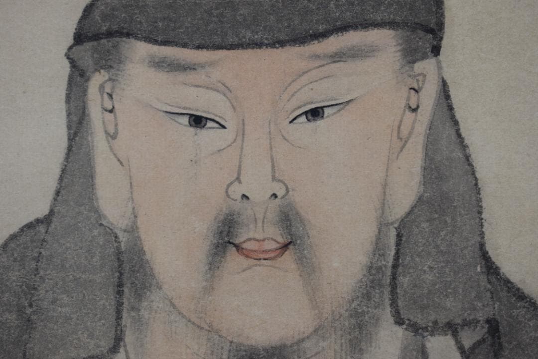 【真作】森寛斎/菅原道真公図/掛軸☆宝船☆Z-450