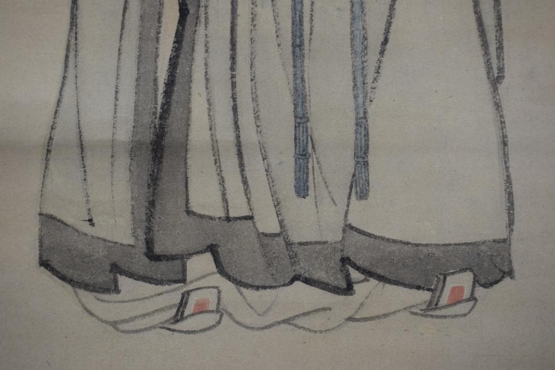 【真作】森寛斎/菅原道真公図/掛軸☆宝船☆Z-450