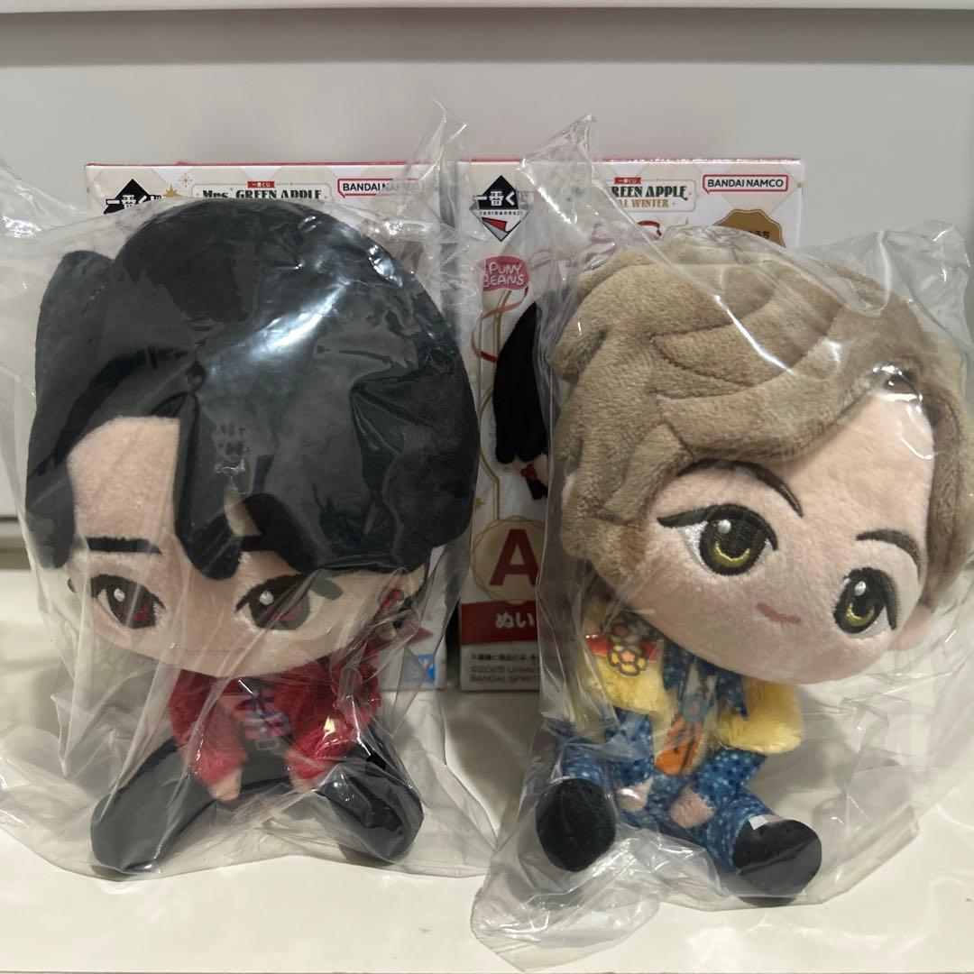 Ａ賞ぬいぐるみマスコット♡ もっくん＆涼ちゃんです 大森元貴♡藤澤涼架SET