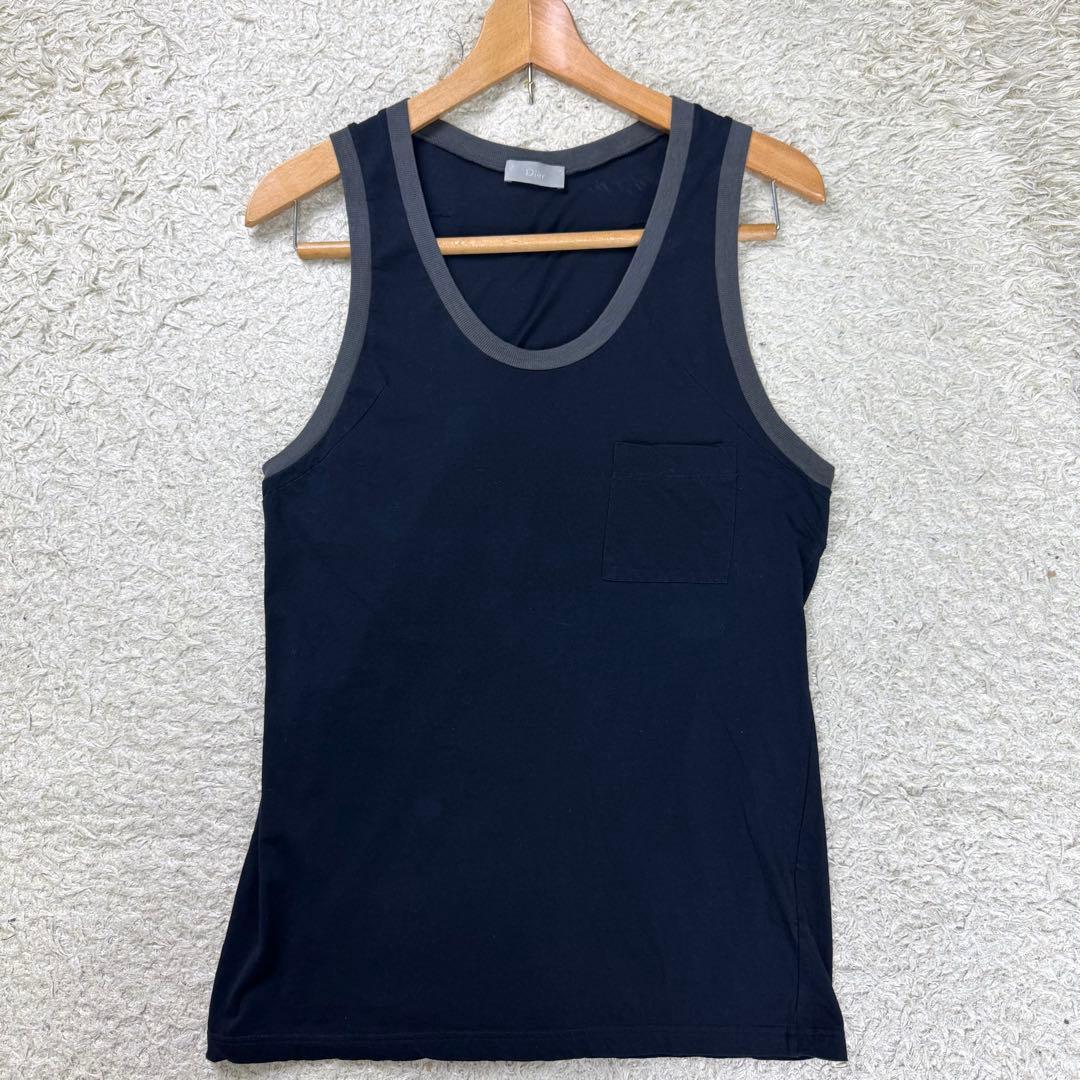 Dior homme 05SS エディ トリム タンクトップ XS ブラック