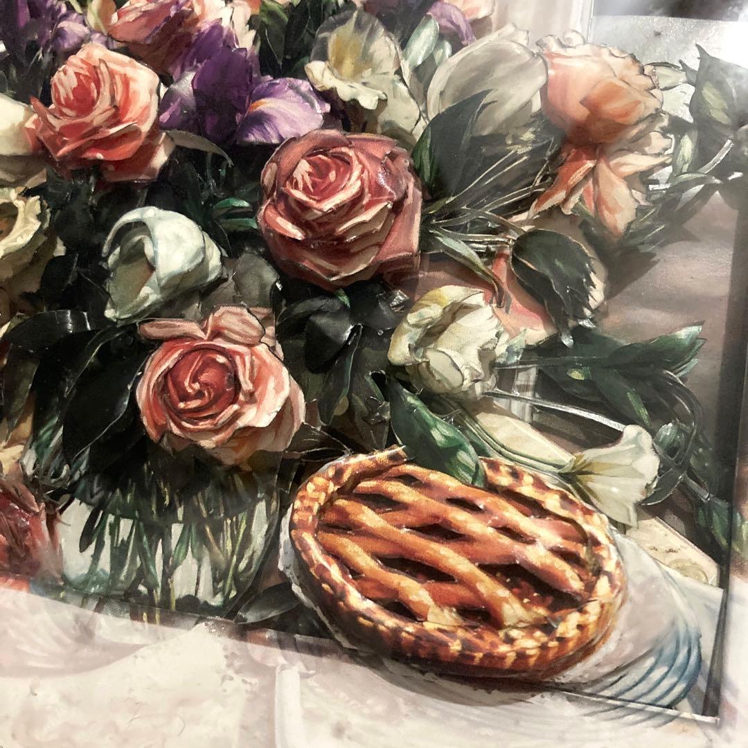 シンセリティ　シャドウボックス　薔薇の花にアップルパイ　アンティークグリーン