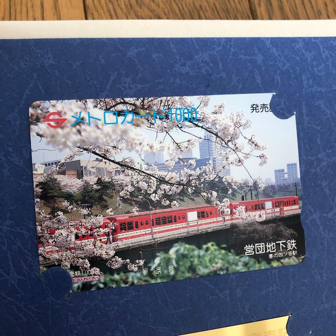 レア【新品/未使用】メトロカード 発売記念 帝都高速度交通営団 昭和レトロ