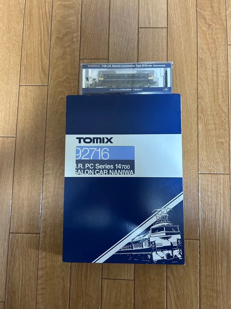 EF65-1000形 下関・グレー＋14-700系客車 サロンカーなにわ 7両