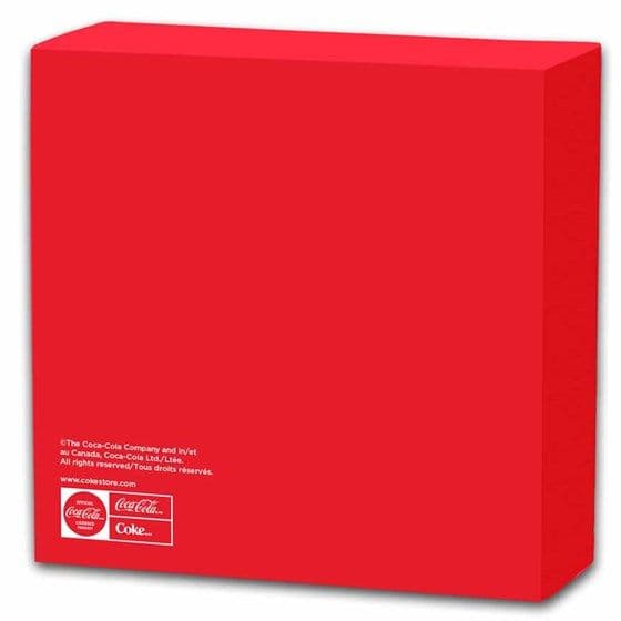 2025年 ニウエ国 コカコーラ ボトルキャップ型 プルーフ仕上げ 純銀 銀貨