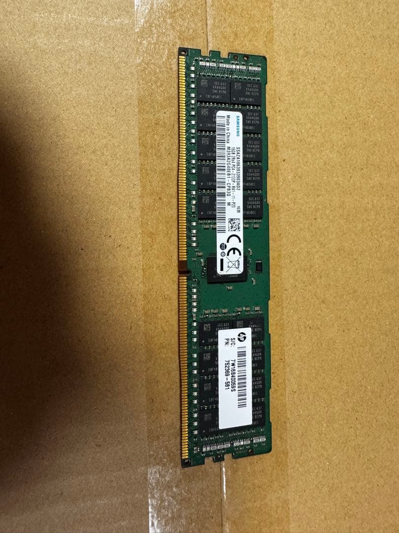 勤*人様 DDR4 ECC メモリー 64GB (動作未確認)