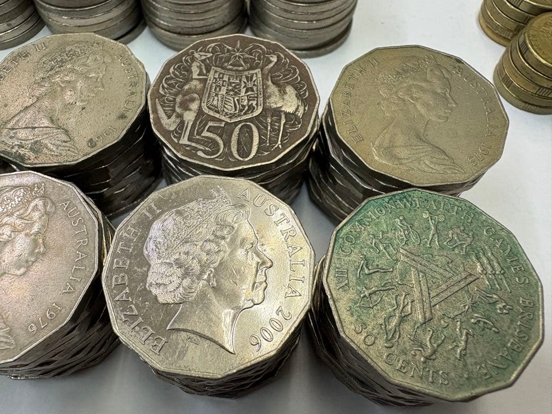 オーストラリア硬貨100ドル分