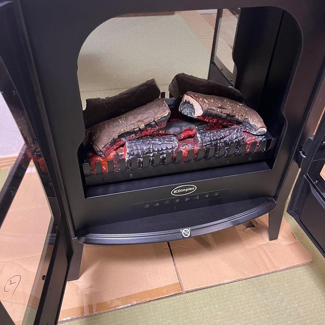 美品【Dimplex】 電気暖炉風ストーブ JAZZIII