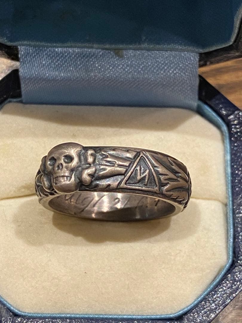 tks 私物骸骨名誉指輪　ミリタリードイツ　第二次大戦　スカルリング