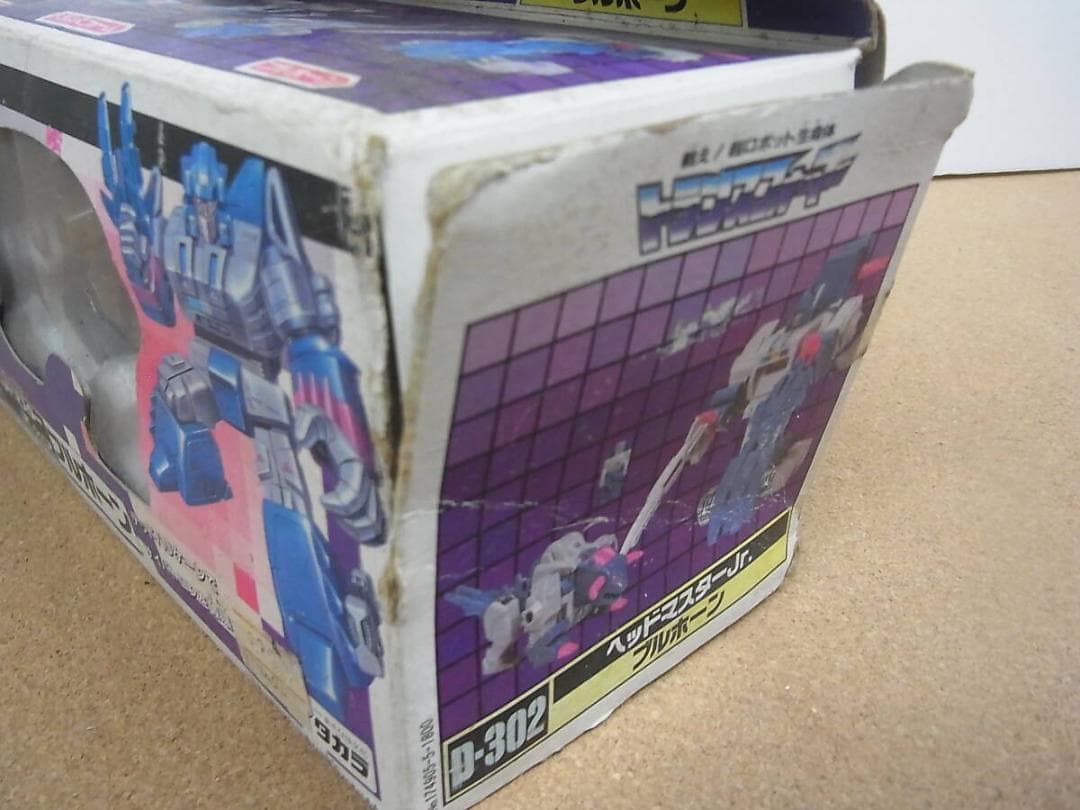 トランスフォーマー D-302 ヘッドマスター Jr ブルホーン シール欠品