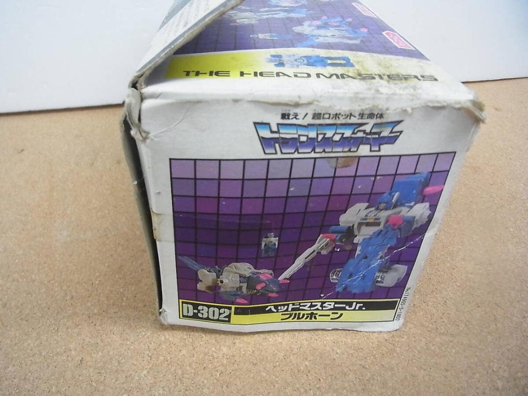 トランスフォーマー D-302 ヘッドマスター Jr ブルホーン シール欠品
