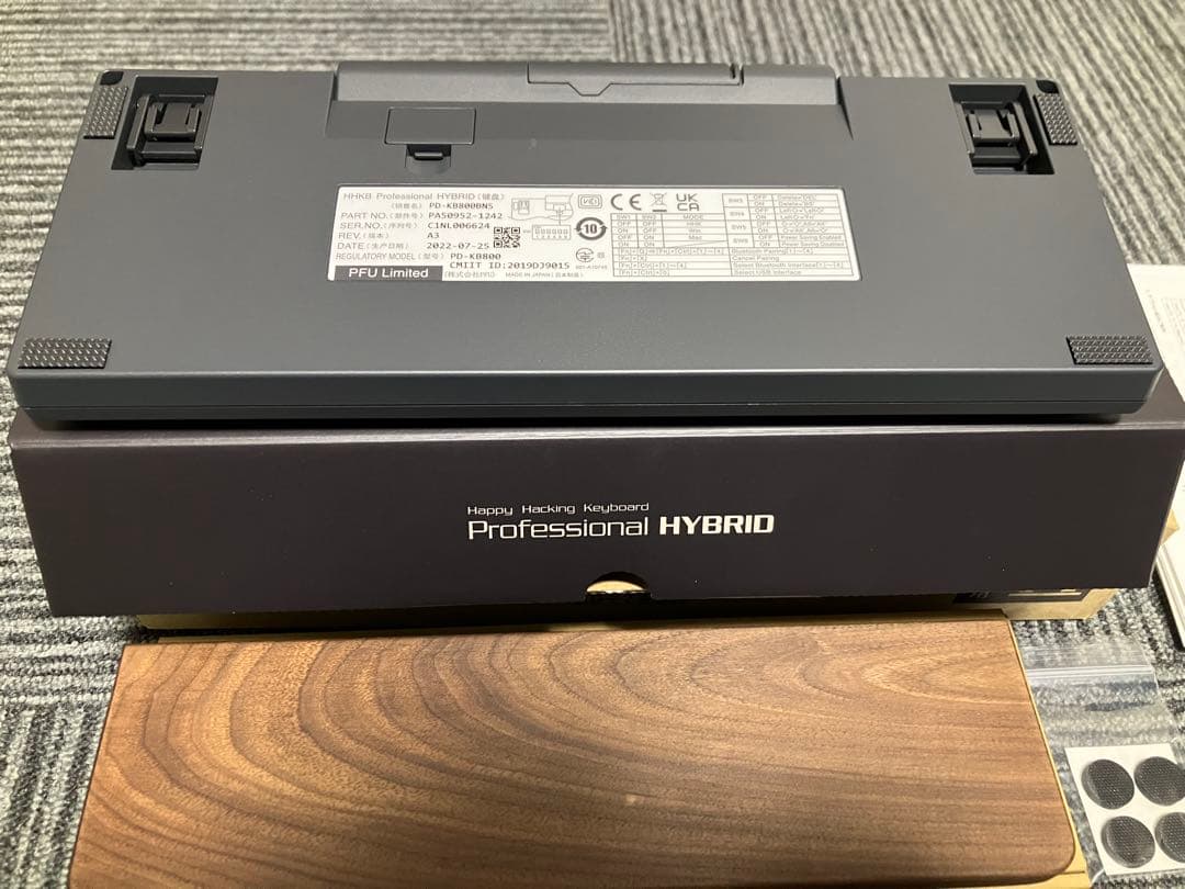 HHKB Professional HYBRID Type-S 無刻印墨英語配列