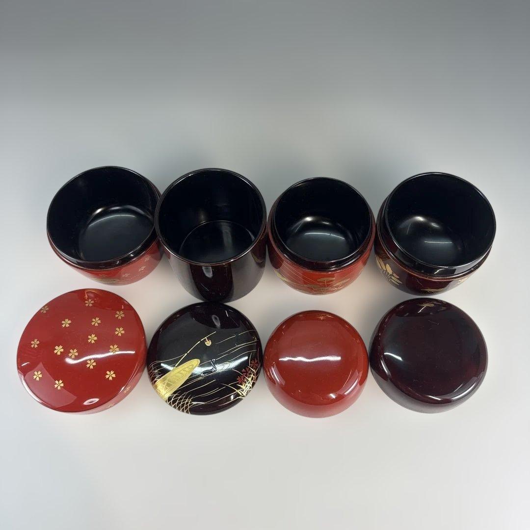 【中古品】高野浩雲造　井伊宗観好　十二月茶器（共箱）USED〈税込・送料込〉