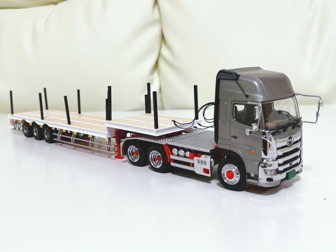 1/50 まな板 H鋼付 トレーラー ケンクラフト 日野 プロフィア　建機　重機