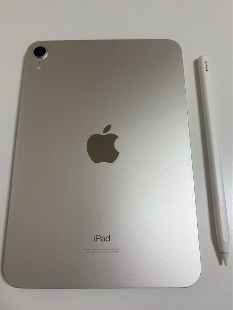 iPad mini スターライト 本体 + Apple Pencil 第二世代