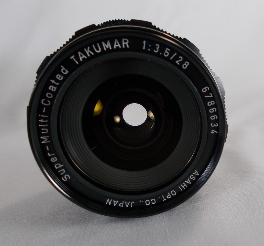 フィルムカメラ 整備済　Pentax SP　+ レンズ 28mm　P273