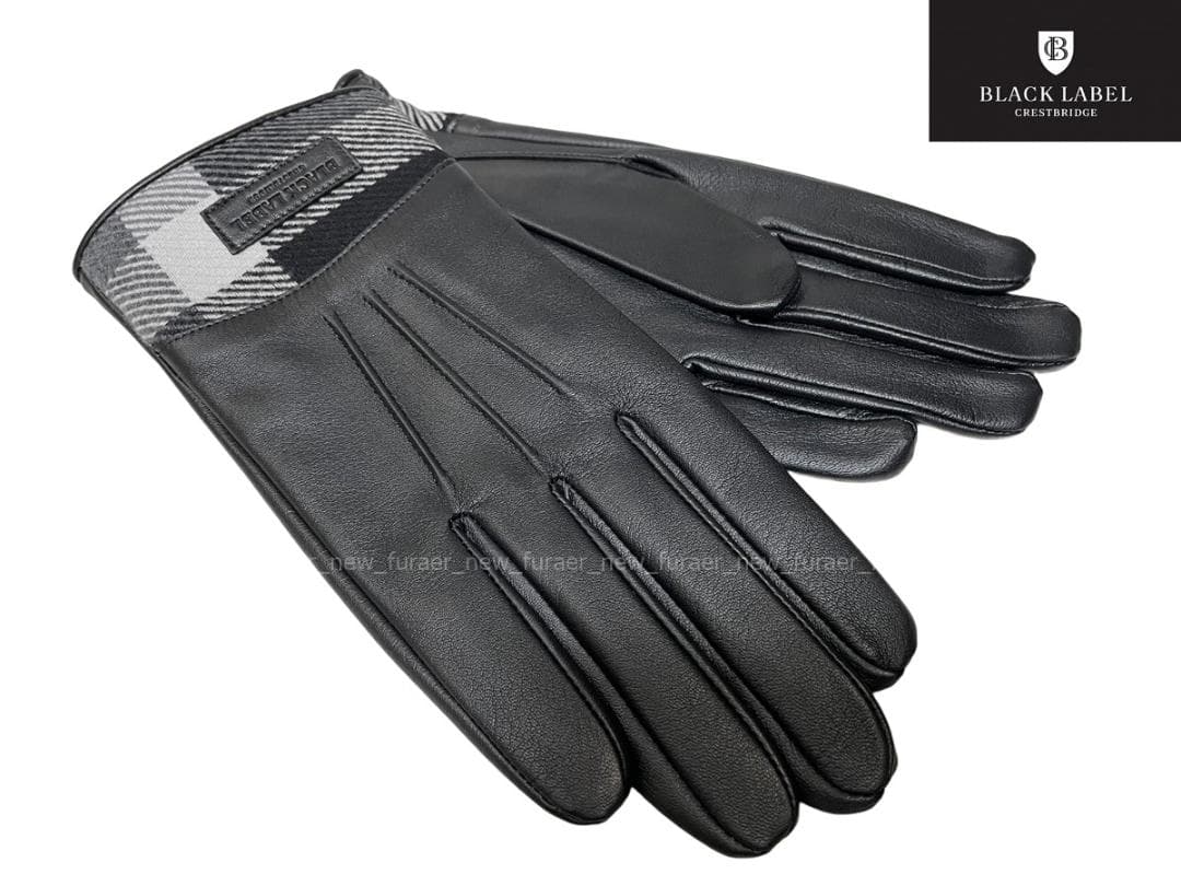 l*o様 ブラックレーベルクリストブリッジ　レザーグローブ/手袋