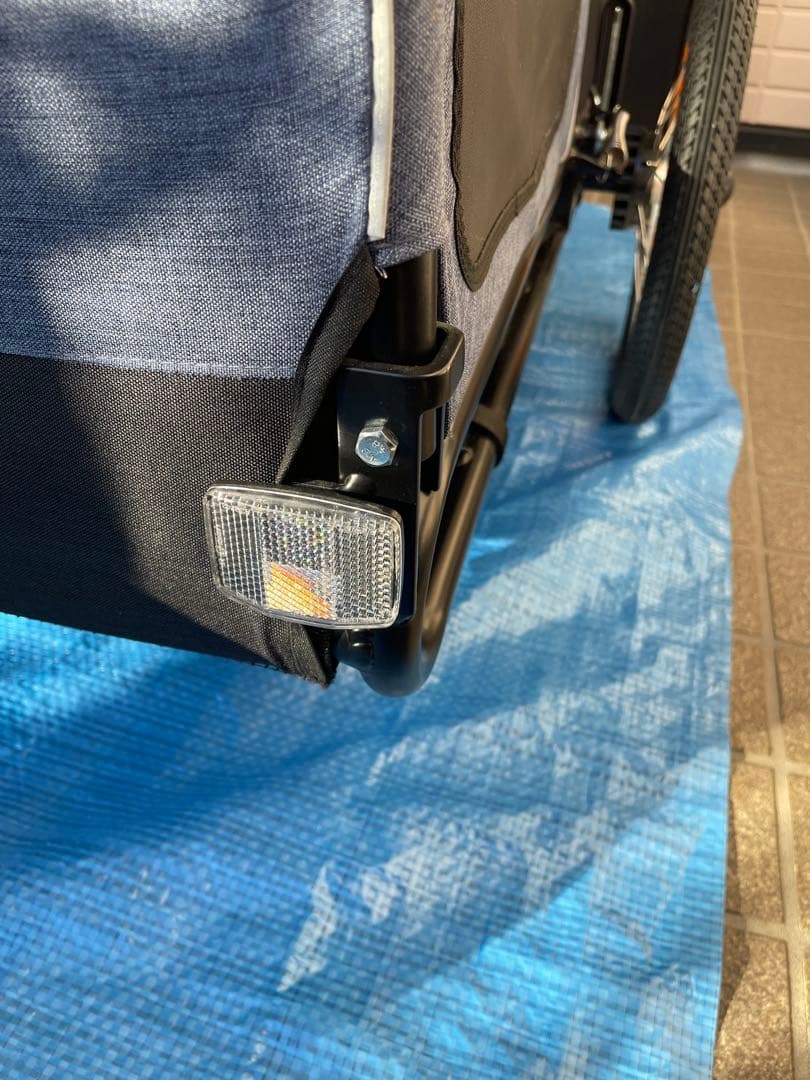 エアバギー ネストバイク AD3028 中型・多頭飼い向けカート　レインカバー付