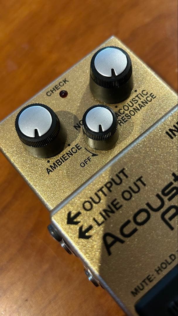【感動の音】BOSS Acoustic プリアンプAD-2 ＠別売ACアダプタ付