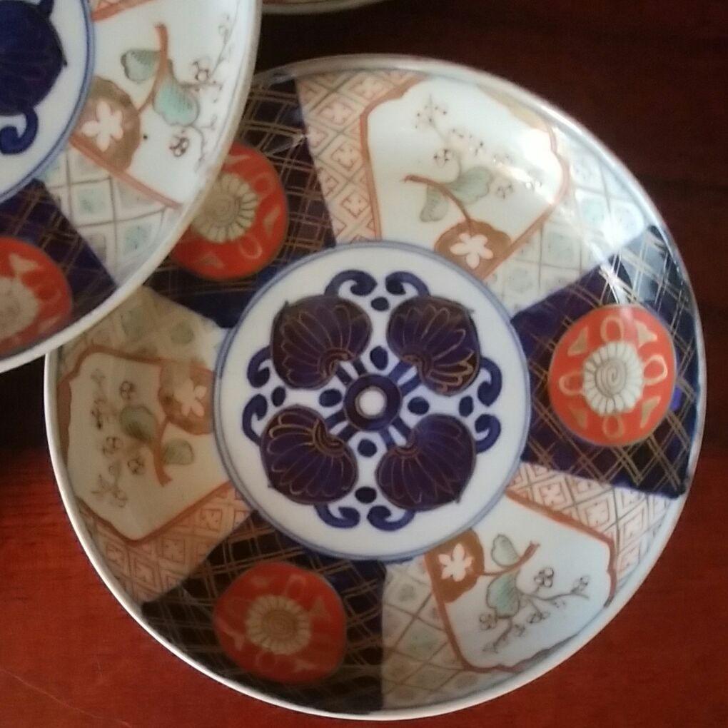 102 古伊万里　金襴手　色絵　五寸皿