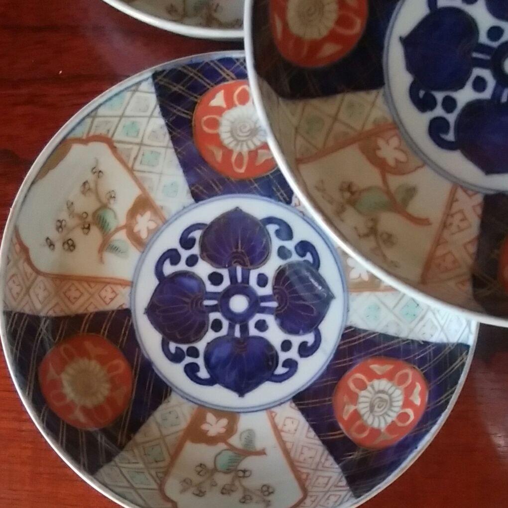 102 古伊万里　金襴手　色絵　五寸皿