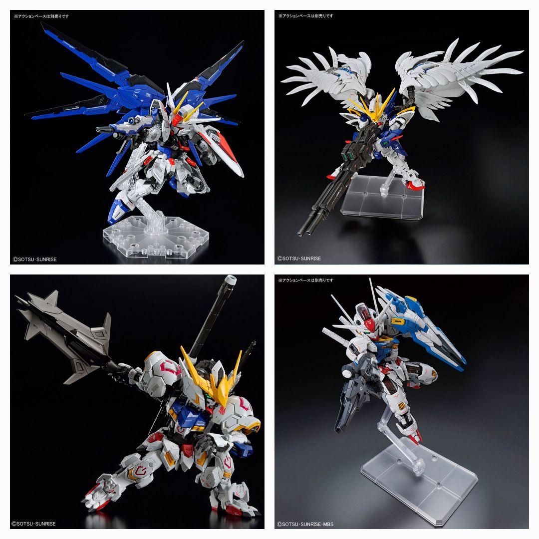 新品　MGSD ガンダムエアリアル　ウェポンディスプレイベース　他