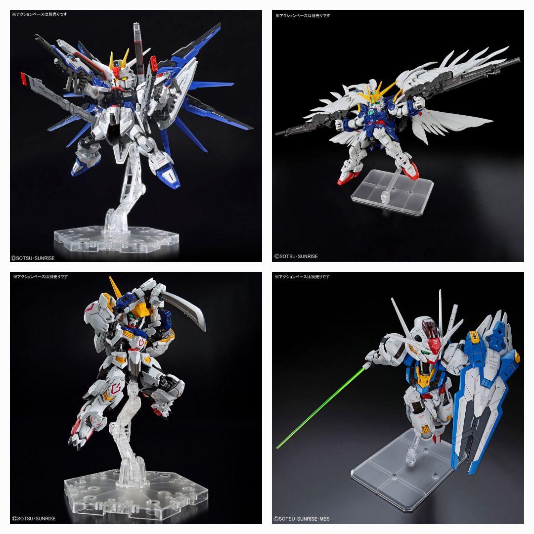 新品　MGSD ガンダムエアリアル　ウェポンディスプレイベース　他