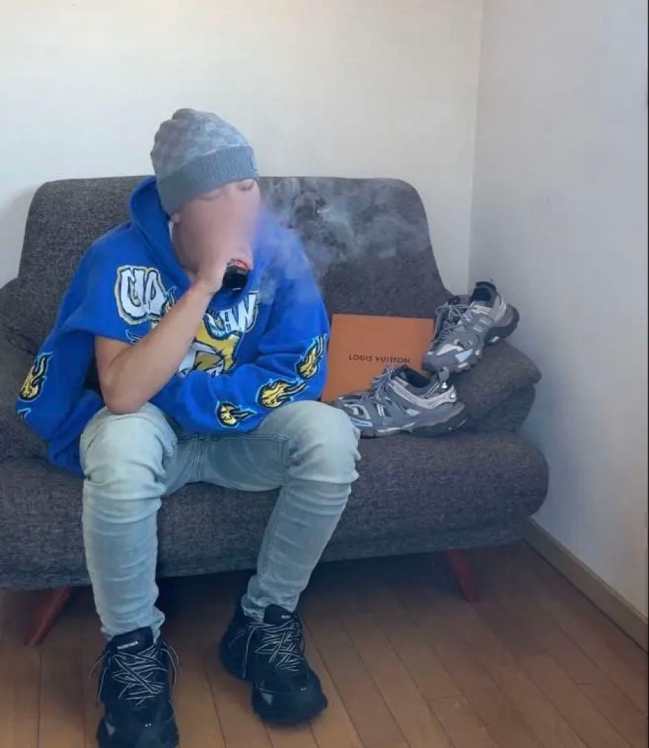 glogang パーカー 青 M