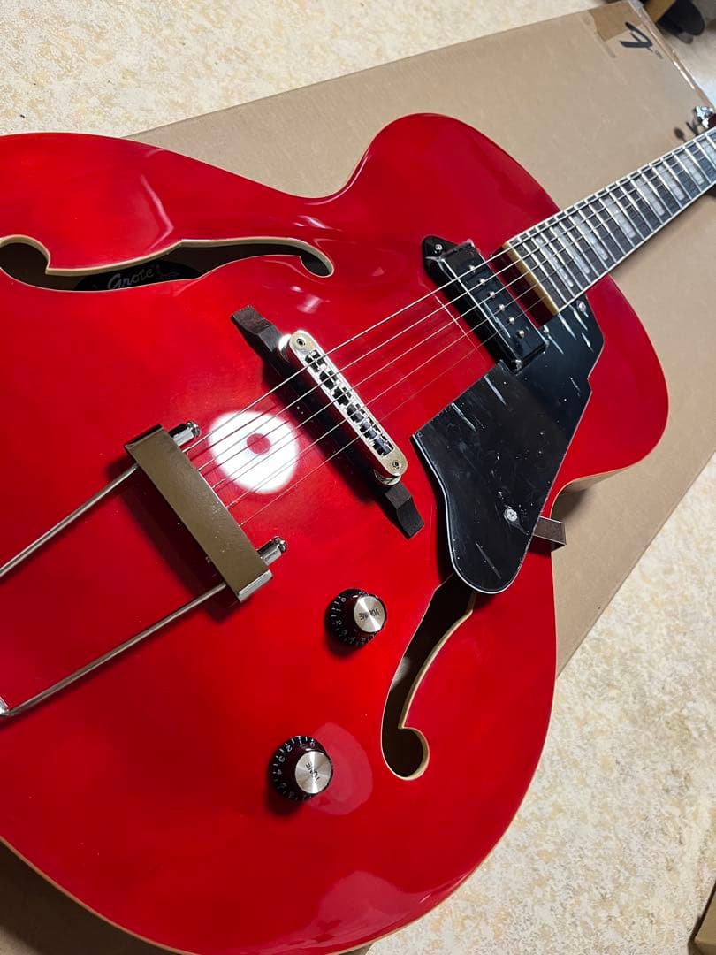 ギター GROTE Jazz Electric Guitar Semi(RED)