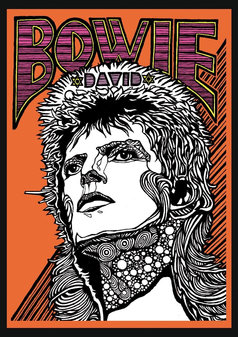 新品A1サイズ☆ DAVID BOWIE デビッドボーイ/インクジェットプリント