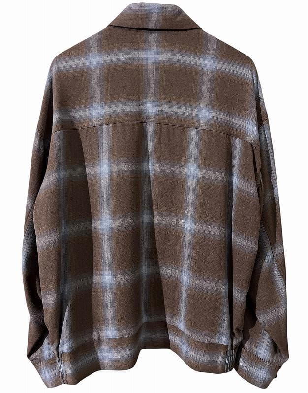 専用　XL 24SS ワコマリア 50s オンブレチェック レーヨン ジャケット