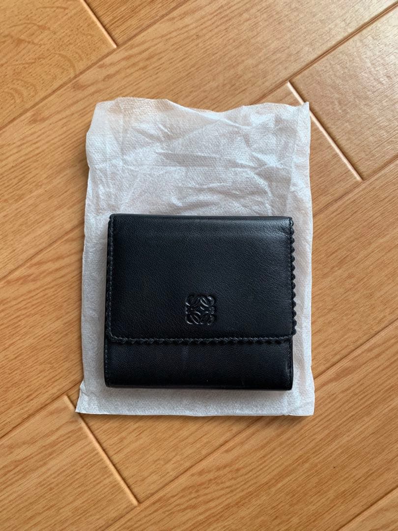 LOEWE ロエベ 2つ折り財布 ナッパレザー 美品