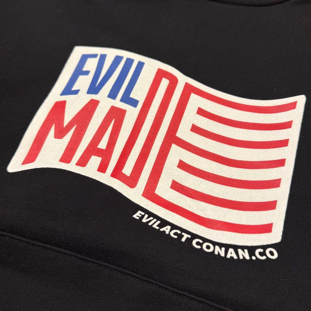 EVILACT スウェットパーカー ブラック Mサイズ