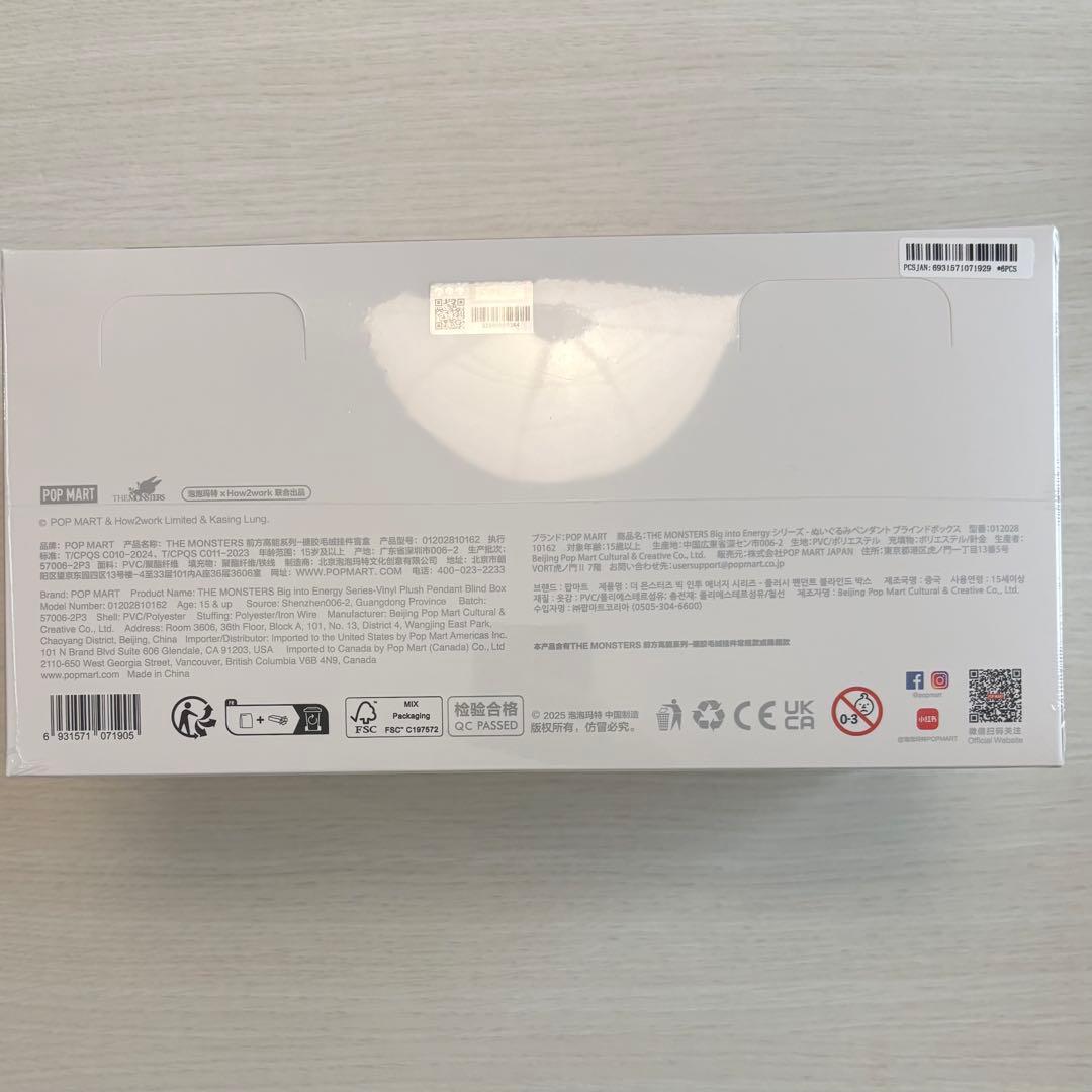 正規品未開封　ラブブ Big into Energy アソートボックス 1BOX