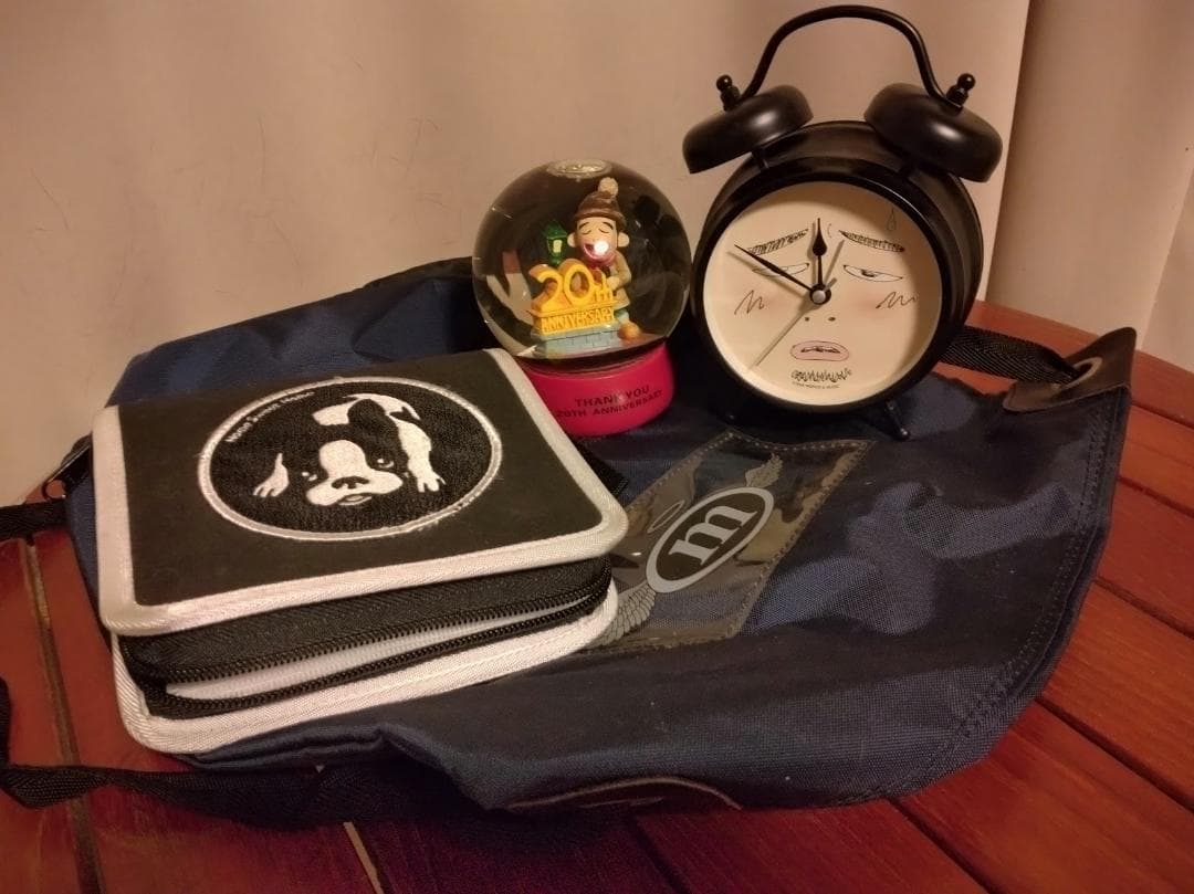 槇原敬之　レアグッズセット　スノードーム・バッグ・CDケース・目覚まし時計等