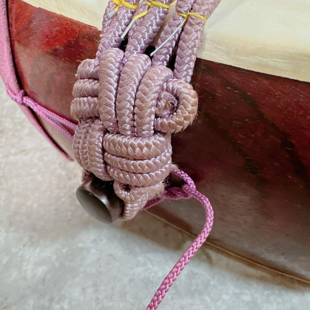 紫檀 子持ち綾杉 三味線 花梨 丸打胴 二本セット スタンド付　和楽器　現状品